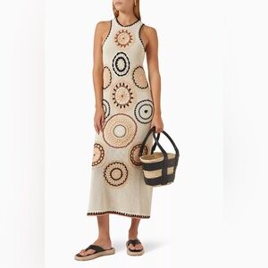 Jonathan Simkhai Lenon Crochet Knit Maxi Dress
